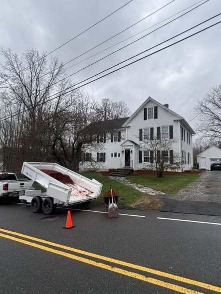 Spencer Red Mulch Installation